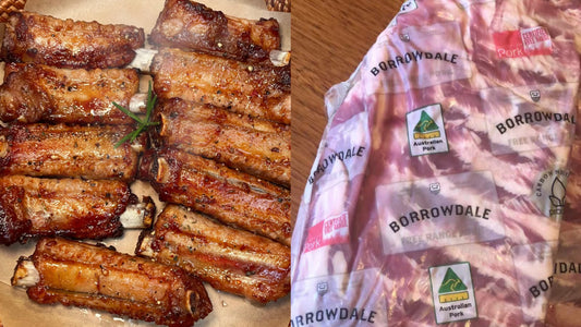 Borrowdale Free Range Pork Back Ribs $25/kg